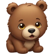 Cute bear sticker