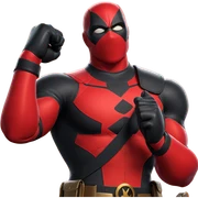 masked superhero in bodysuit sticker