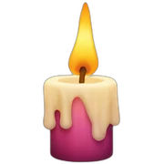 candle sticker