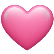 Pink heart  sticker