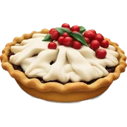 Winter pie sticker