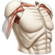 shoulder anatomy sticker