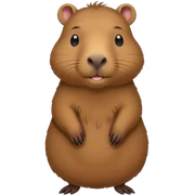 Capibara parado sticker