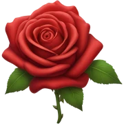 red rose sticker