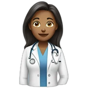 woman doctor sticker