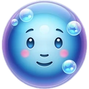 Bolha transparentes sticker