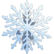 snowflake sticker