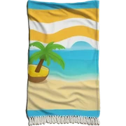 beach towel sticker