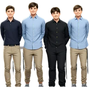 boys smiling outdoors together sticker