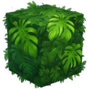 Jungle leaves cube sticker