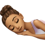 Ariana Grande sleeping sticker