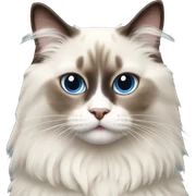 Ragdoll cat  sticker