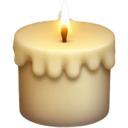 cozy vanilla candle  sticker