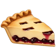 Pie sticker