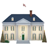 Christmas White House  sticker