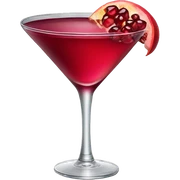 pomegranate martini sticker