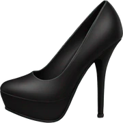 Black sting heels  sticker