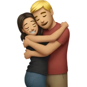 Hugging  sticker