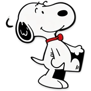 Snoopy dancing sticker