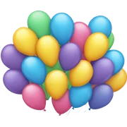 party balloons sticker