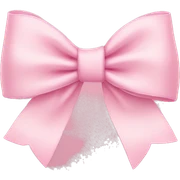 Light pink bows sticker