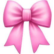Pink pretty bow sticker