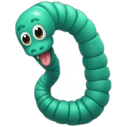 Worm sticker