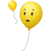 Balloon from inanimate insanity sticker
