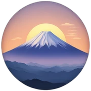 mount fuji sticker