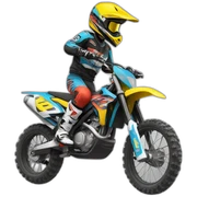 Moto cross sticker