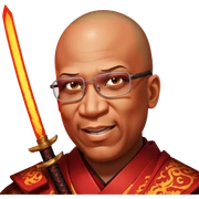 Fire-Wielding Samurai sticker