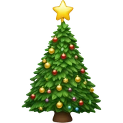 christmas tree sticker