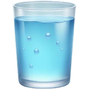 Glass of water sticker