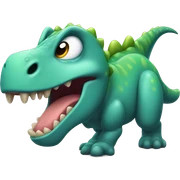 Dinosaur waking up  sticker