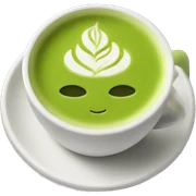 matcha latte  sticker