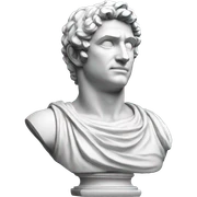 Apollo statue bust  sticker