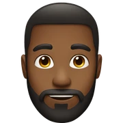 Tan girlfriend black boyfriend with beard sticker