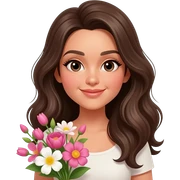 🌸💐🌺👱‍♀️ sticker