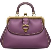 Mauve vintage purse sticker