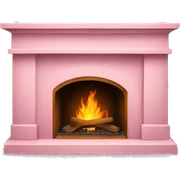 Winter Pink FirePlace sticker