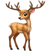 Deer Bambi cute sticker