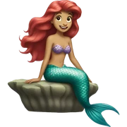 The little mermaid sticker