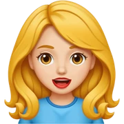 Una chica haciendo lengua de señas pelinegra con el cabello ondulado sticker