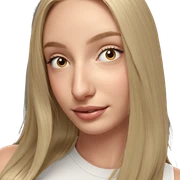 blonde girl smiling portrait sticker