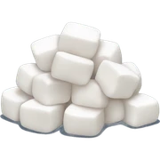 Pile of marshmallows  sticker