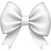 white bow sticker