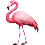 flamingo in high heels  sticker