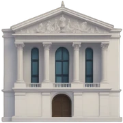 spanish parlament façade sticker