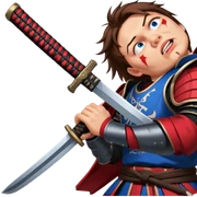 Battle-Ready Samurai sticker