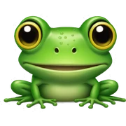 Frog sticker